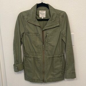 madewell green utility jacket